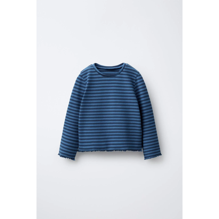 ФУТБОЛКА ИЗ ТКАНИ В ПОЛОСКУ