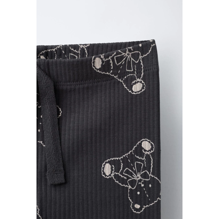 ЛЕГИНСЫ В РУБЧИК С ПРИНТОМ