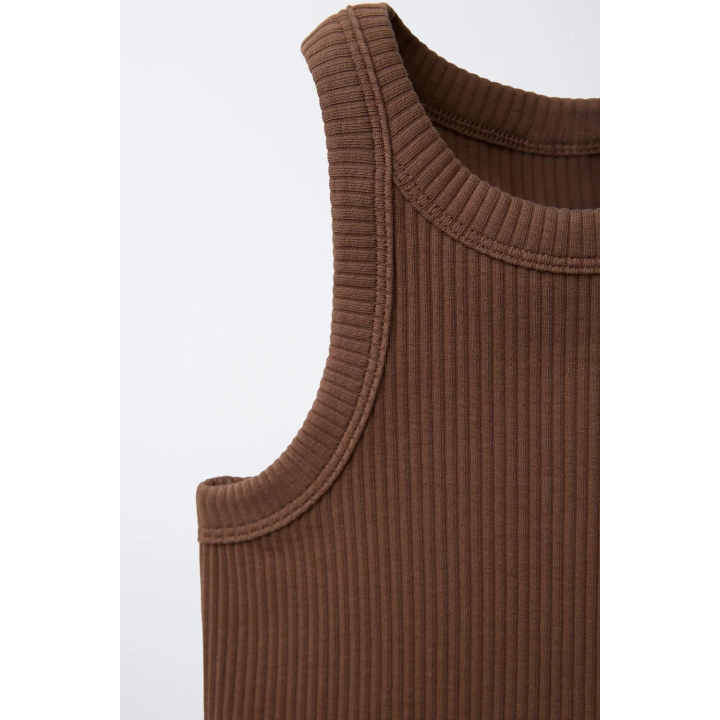 Майка для плавания в рубчик