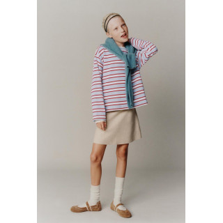 ФУТБОЛКА В ПОЛОСКУ С НАШИВКОЙ «СЕРДЦЕ»