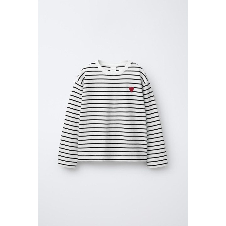 ФУТБОЛКА В ПОЛОСКУ С СЕРДЦЕМ