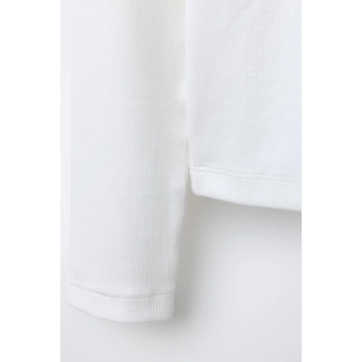 ЛОНГСЛИВ В РУБЧИК С ВОЛАНАМИ