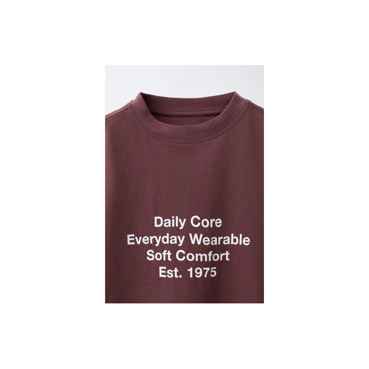 ФУТБОЛКА С ТЕКСТОВЫМ ПРИНТОМ