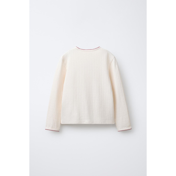 Пижама ages 6-14 с крестообразным узором снежинок и полосками