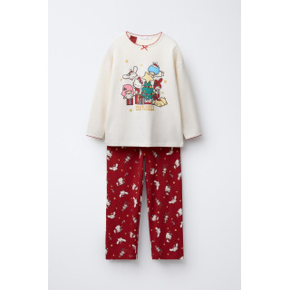 6-14 ЛЕТ/ПИЖАМА С ПРИНТОМ HELLO KITTY AND FRIENDS © SANRIO