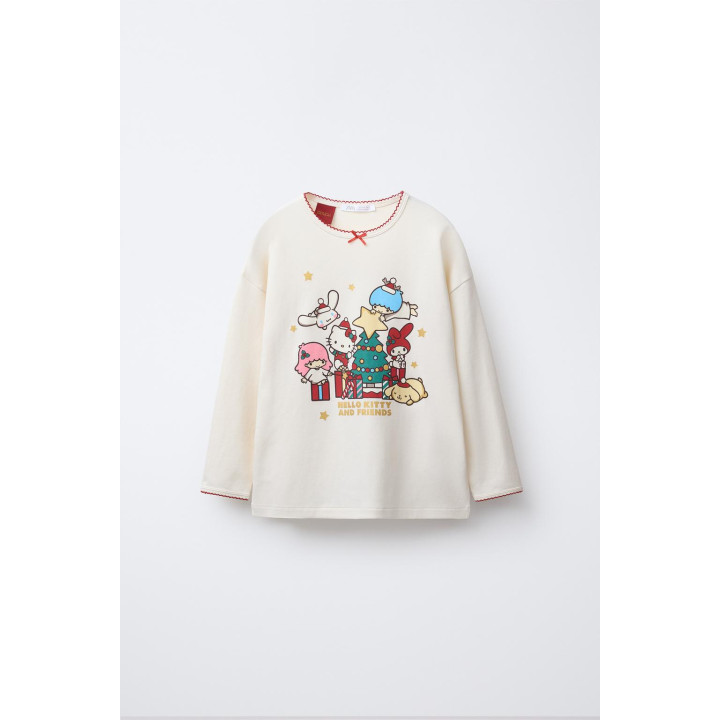 6-14 ЛЕТ/ПИЖАМА С ПРИНТОМ HELLO KITTY AND FRIENDS © SANRIO