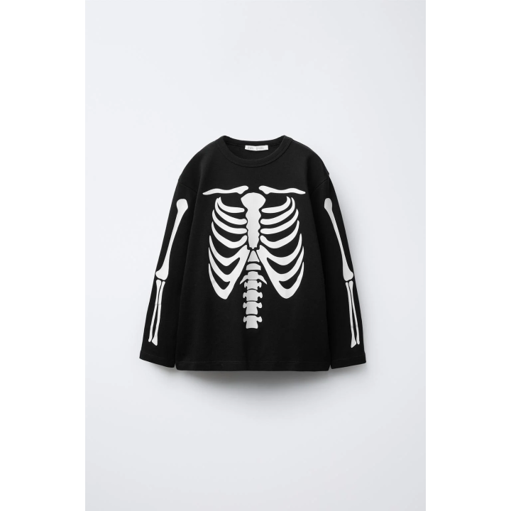 ПИЖАМА «СКЕЛЕТ» С ЭФФЕКТОМ СВЕЧЕНИЯ В ТЕМНОТЕ, 6–14 ЛЕТ