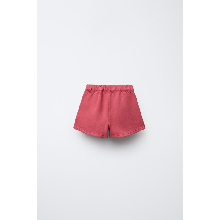 ЮБКА-ШОРТЫ ИЗ ТВИЛА СО СКЛАДКАМИ