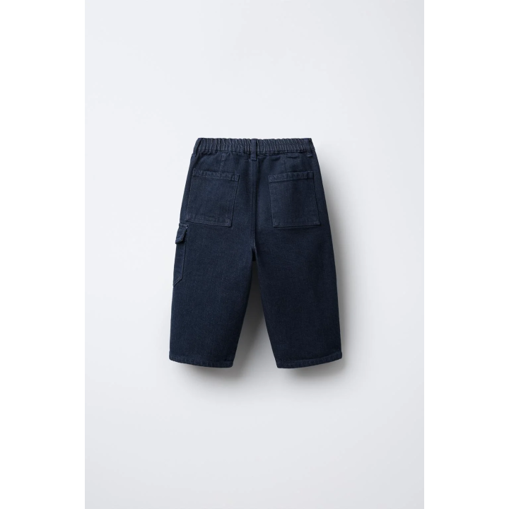 ДЖИНСЫ КАРГО С НАЧЕСОМ