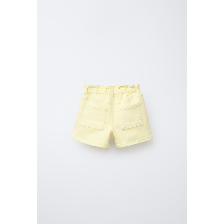 Шорты бермуды comfort paperbag из твила