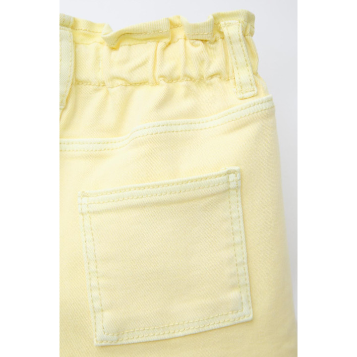 Шорты бермуды comfort paperbag из твила