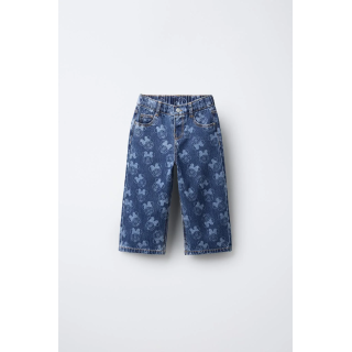 ДЖИНСЫ-КЮЛОТЫ С ПРИНТОМ MINNIE MOUSE © DISNEY