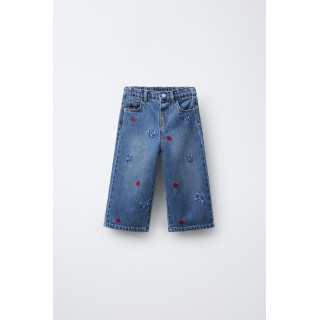 ДЖИНСЫ-КЮЛОТЫ С ВЫШИВКОЙ LILO & STITCH © DISNEY