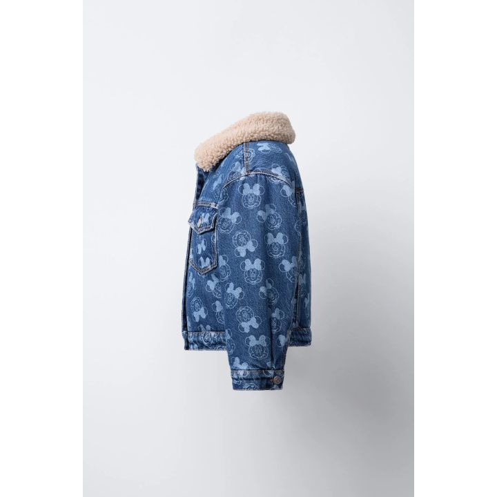 ДЖИНСОВАЯ КУРТКА С ИСКУССТВЕННОЙ ОВЧИНОЙ MINNIE MOUSE © DISNEY