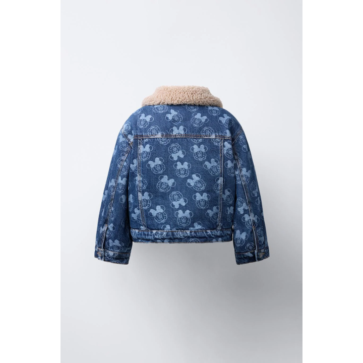 ДЖИНСОВАЯ КУРТКА С ИСКУССТВЕННОЙ ОВЧИНОЙ MINNIE MOUSE © DISNEY