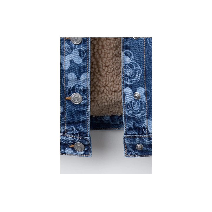 ДЖИНСОВАЯ КУРТКА С ИСКУССТВЕННОЙ ОВЧИНОЙ MINNIE MOUSE © DISNEY