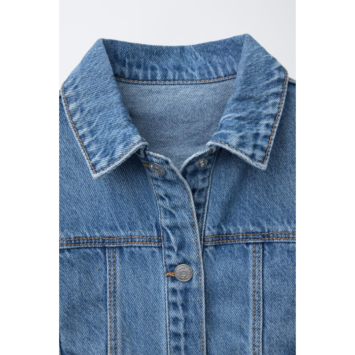 Джинсовая куртка с сердцем