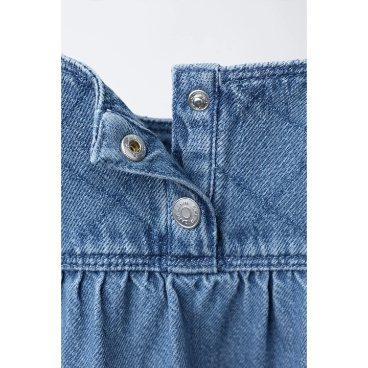 ДЖИНСОВАЯ РУБАШКА С ВОЛАНАМИ