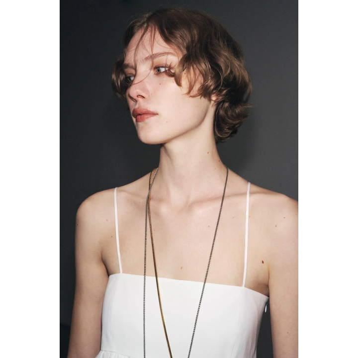 ДЛИННОЕ ПЛАТЬЕ НА БРЕТЕЛЯХ ZW COLLECTION LIMITED EDITION