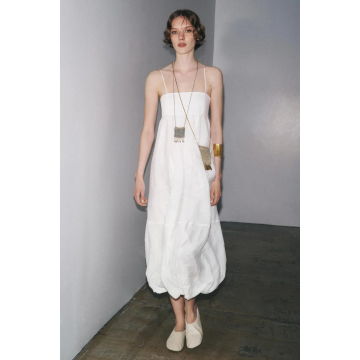 ДЛИННОЕ ПЛАТЬЕ НА БРЕТЕЛЯХ ZW COLLECTION LIMITED EDITION