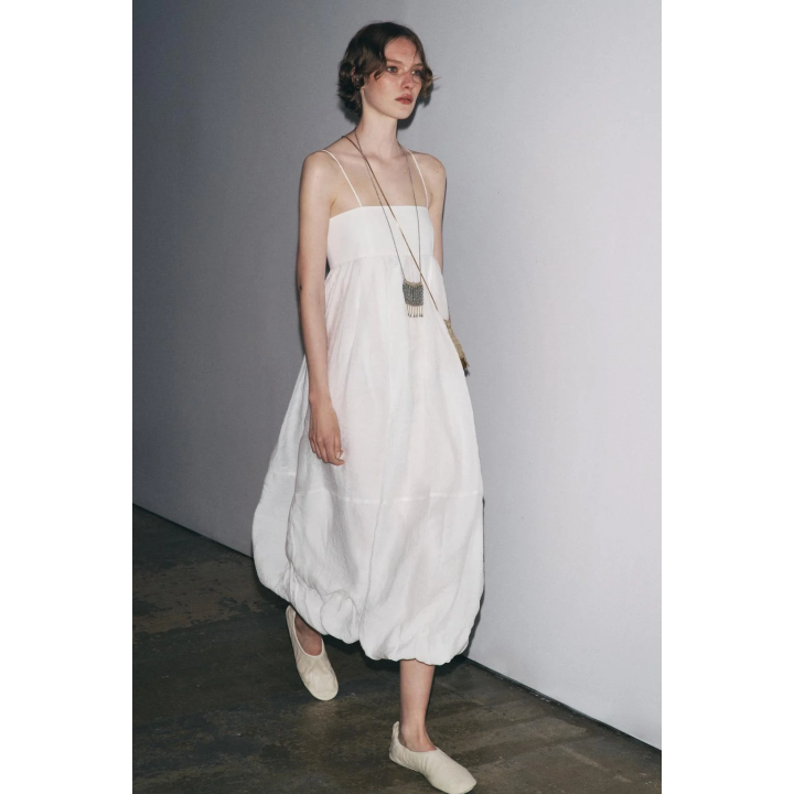 ДЛИННОЕ ПЛАТЬЕ НА БРЕТЕЛЯХ ZW COLLECTION LIMITED EDITION