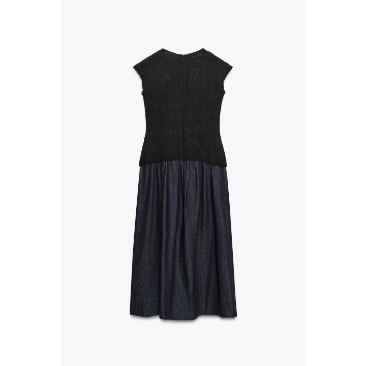 КОМБИНИРОВАННОЕ ПЛАТЬЕ МИДИ ZW COLLECTION