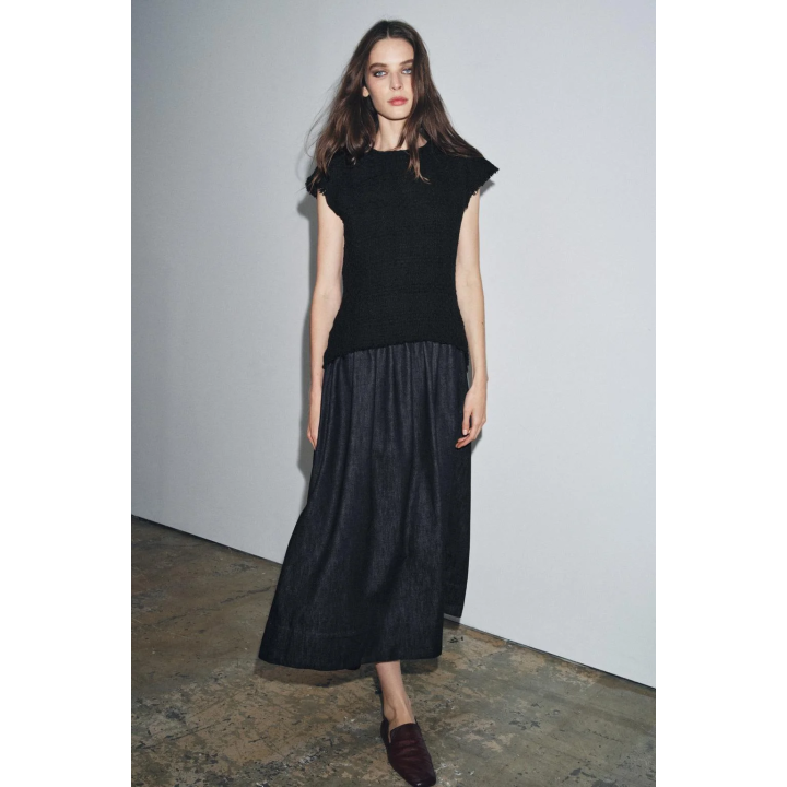 КОМБИНИРОВАННОЕ ПЛАТЬЕ МИДИ ZW COLLECTION