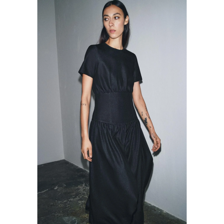 ДЖИНСОВОЕ ПЛАТЬЕ МИДИ — ZW COLLECTION