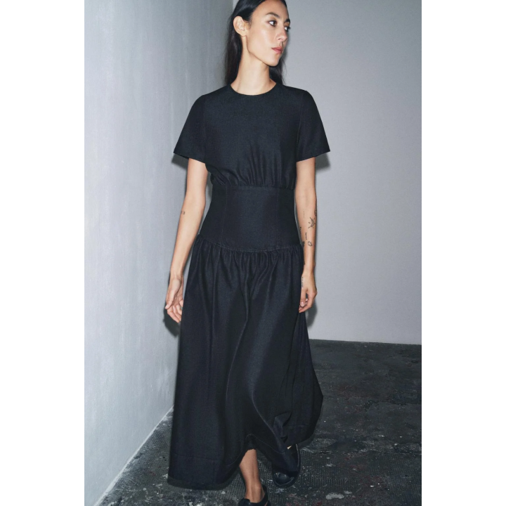 ДЖИНСОВОЕ ПЛАТЬЕ МИДИ — ZW COLLECTION