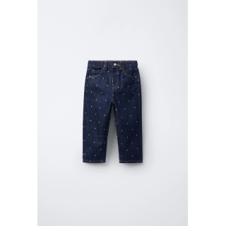 ДЖИНСЫ MOM FIT С ВЫШИВКОЙ