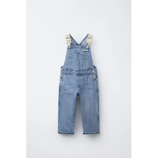 ДЖИНСОВЫЙ КОМБИНЕЗОН КОМБИНИРОВАННЫЙ