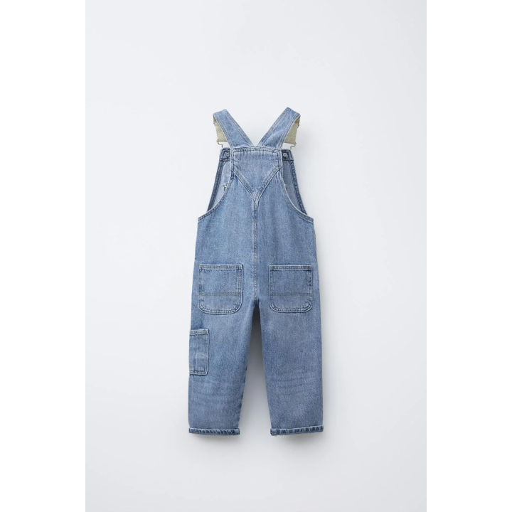 ДЖИНСОВЫЙ КОМБИНЕЗОН КОМБИНИРОВАННЫЙ