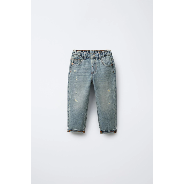 ДЖИНСЫ BAGGY С РАЗРЕЗАМИ