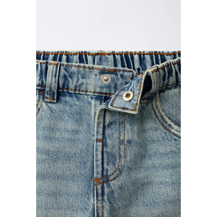 ДЖИНСЫ BAGGY С РАЗРЕЗАМИ