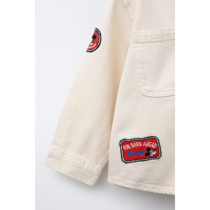 Рубашка с капюшоном и нашивкой mickey mouse © disney из твила