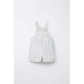 КОРОТКИЙ КОМБИНЕЗОН ИЗ ТВИЛА В ПОЛОСКУ