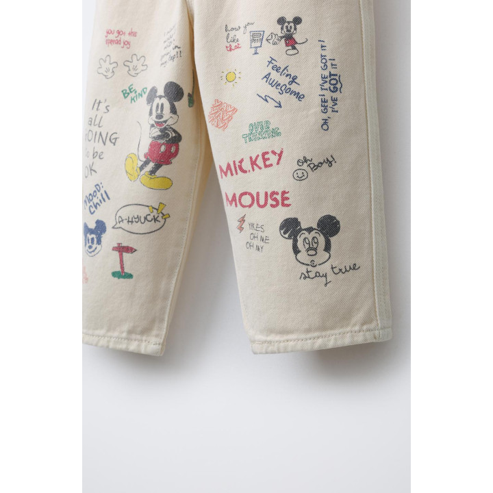 БРЮКИ-БАЛЛОНЫ ИЗ САРЖИ С ПРИНТОМ MICKEY MOUSE © DISNEY