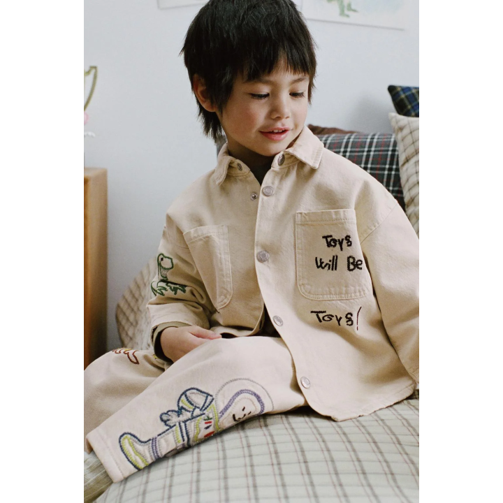 Брюки прямого кроя с вышивкой toy story © disney pixar