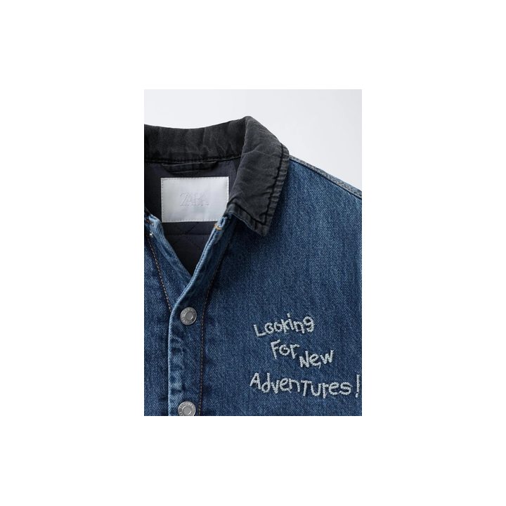 ДЖИНСОВАЯ КУРТКА-РУБАШКА С УТЕПЛИТЕЛЕМ WOODY TOY STORY © DISNEY PIXAR