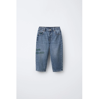 ДЖИНСЫ BAGGY С ТЕКСТОМ