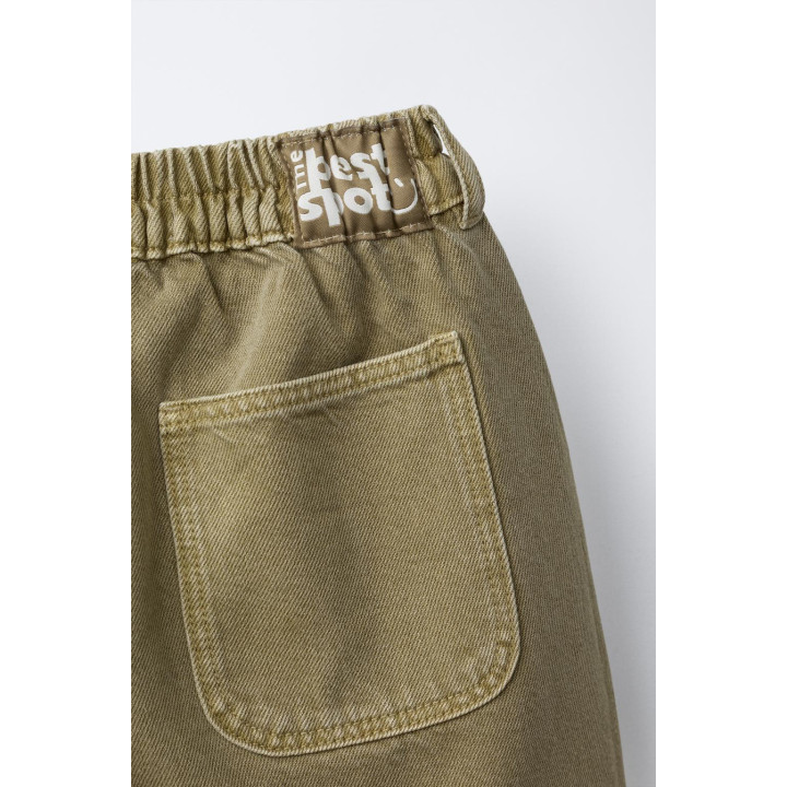 БРЮКИ BAGGY ИЗ ТВИЛА