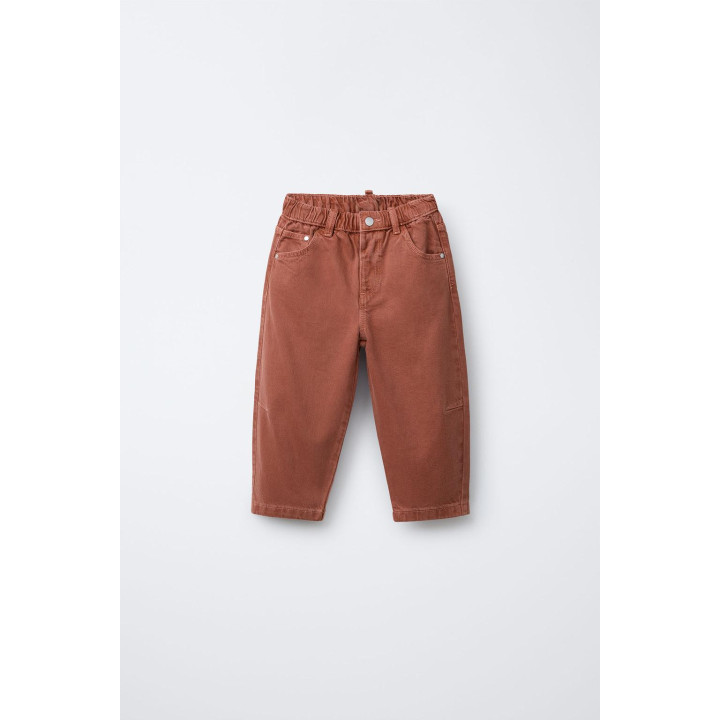 БРЮКИ BAGGY ИЗ ТВИЛА