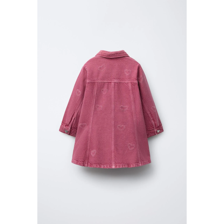 ПЛАТЬЕ ИЗ ТВИЛА С СЕРДЕЧКАМИ