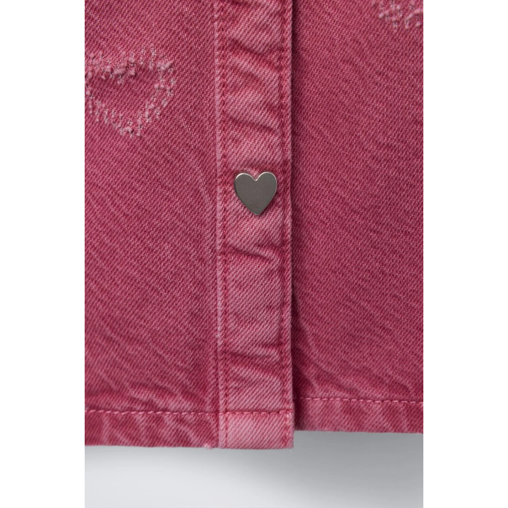 ПЛАТЬЕ ИЗ ТВИЛА С СЕРДЕЧКАМИ