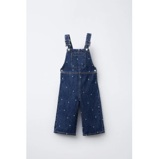 ДЖИНСОВЫЙ КОМБИНЕЗОН С ВЫШИВКОЙ «СЕРДЦА»