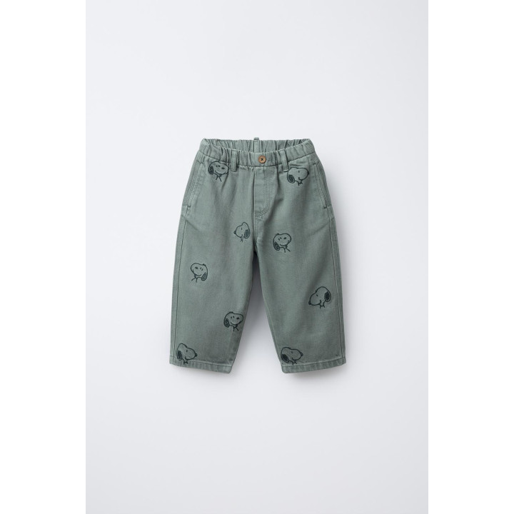 БРЮКИ ИЗ САРЖИ BAGGY SNOOPY PEANUTS™