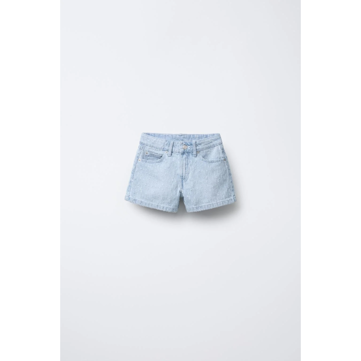 ДЖИНСОВЫЕ ШОРТЫ С РАЗРЕЗАМИ