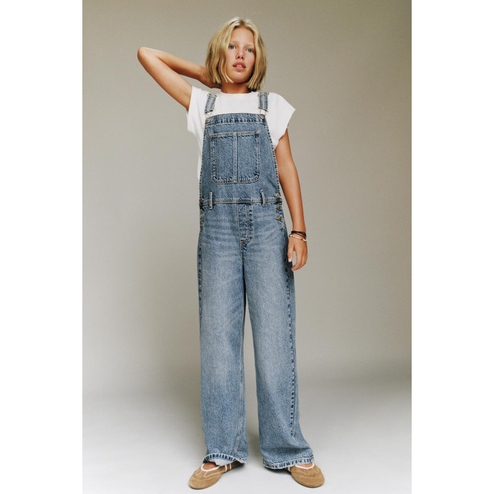 ДЖИНСОВЫЙ КОМБИНЕЗОН WIDE LEG