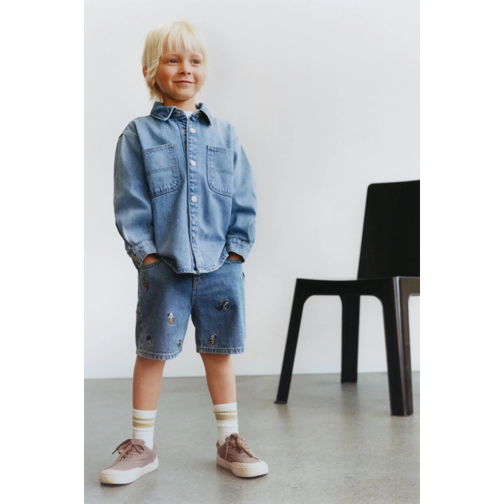 ДЖИНСОВЫЕ ШОРТЫ С ПРИНТОМ «МЫШКА И ДРУЗЬЯ» ©DISNEY