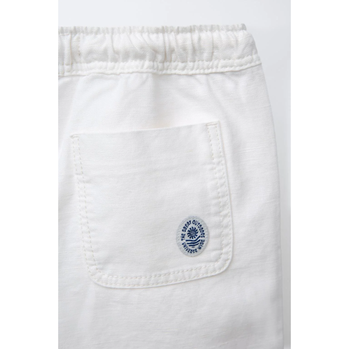 Бермуды из льняной смеси